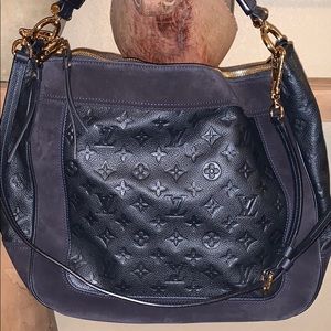Louis Vuitton Monogram Leather with Suede Tote